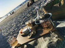 Load image into Gallery viewer, RAW Picnic Table - Solid Oak with ice bucket cut-out