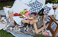 Load image into Gallery viewer, RAW Picnic Table - Solid Oak with ice bucket cut-out