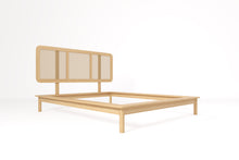 Load image into Gallery viewer, RATTANIA OAK AND RATTAN BED
